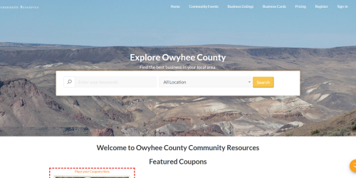 Owyhee County Community Resources